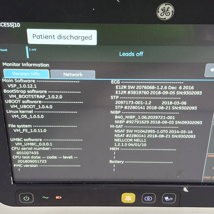 GE Healthcare GE Healthcare B125 Patient Monitor Patient Monitors reLink Medical