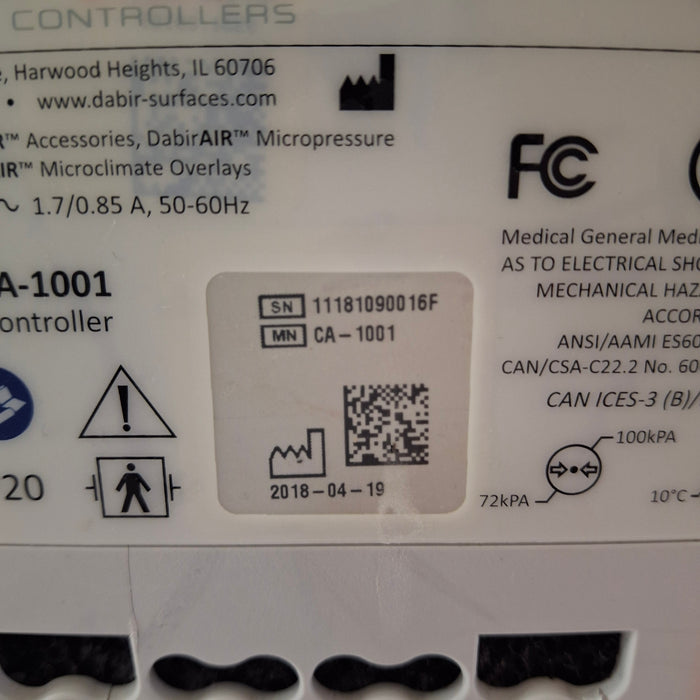 Dabir Surfaces CA-1001 Pneumatic Controller