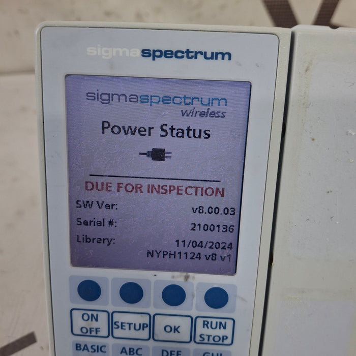 Baxter Baxter Sigma Spectrum 8.00.03 w/o Battery Infusion Pump Infusion Pump reLink Medical