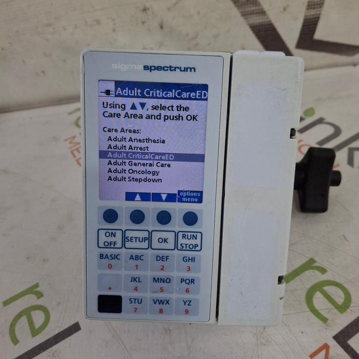 Baxter Sigma Spectrum 8.01.00 w/o Battery Infusion Pump