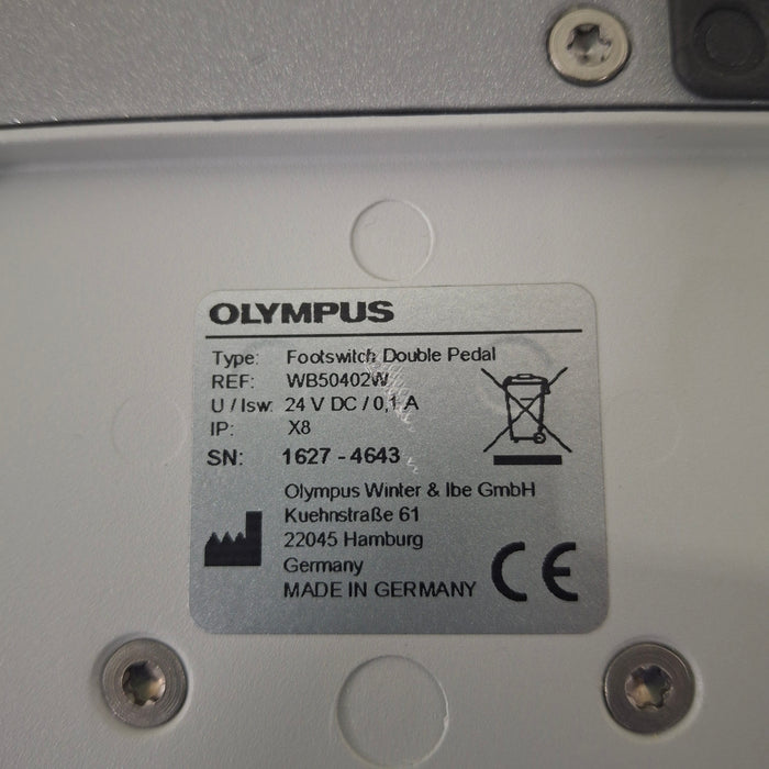 Olympus WB50402W ESG-400 Double Pedal Footswitch