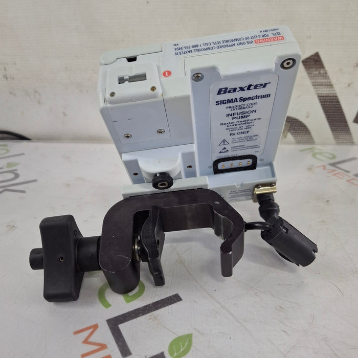 Baxter Baxter Sigma Spectrum 8.00.03 w/o Battery Infusion Pump Infusion Pump reLink Medical