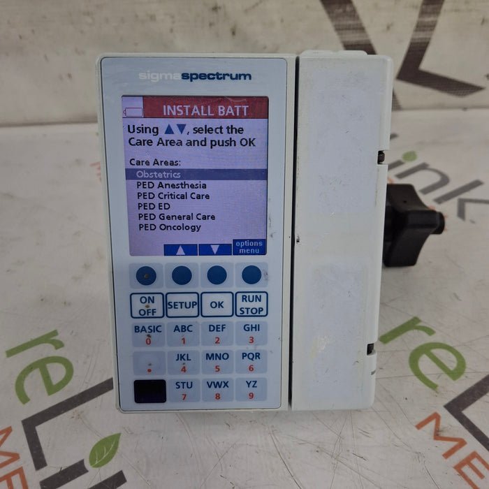 Baxter Sigma Spectrum 8.00.03 w/o Battery Infusion Pump