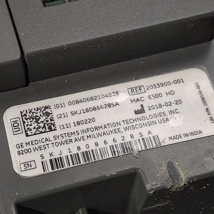 GE Healthcare GE Healthcare MAC 5500 HD ECG without CAM Module Cardiology reLink Medical