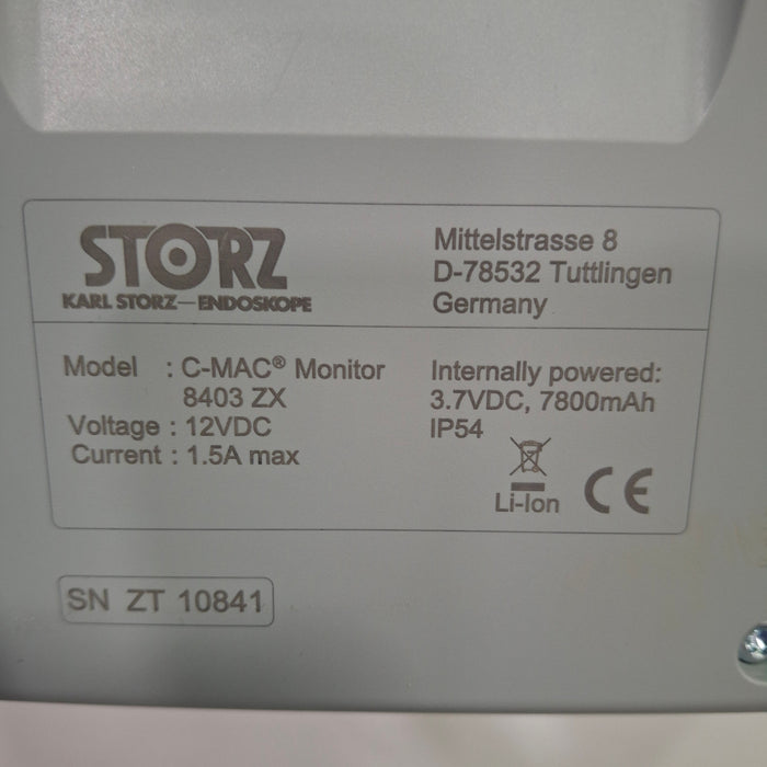 Karl Storz Karl Storz 8403 ZX C-MAC Monitor Rigid Endoscopy reLink Medical