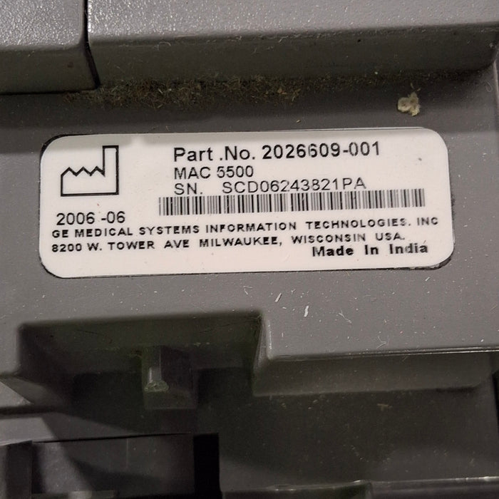 GE Healthcare MAC 5500 ECG without CAM Module