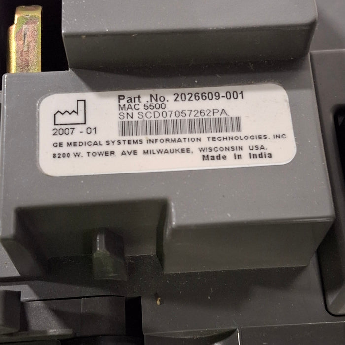 GE Healthcare GE Healthcare MAC 5500 HD ECG without CAM Module Cardiology reLink Medical