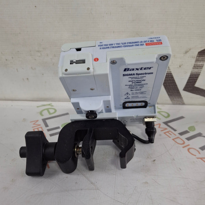 Baxter Baxter Sigma Spectrum 8.01.00 w/o Battery Infusion Pump Infusion Pumps reLink Medical