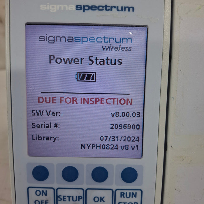Baxter Baxter Sigma Spectrum 8.00.03 w/o Battery Infusion Pump Infusion Pump reLink Medical