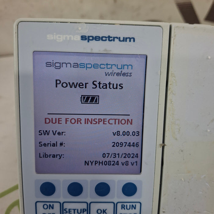 Baxter Baxter Sigma Spectrum 8.00.03 w/o Battery Infusion Pump Infusion Pump reLink Medical