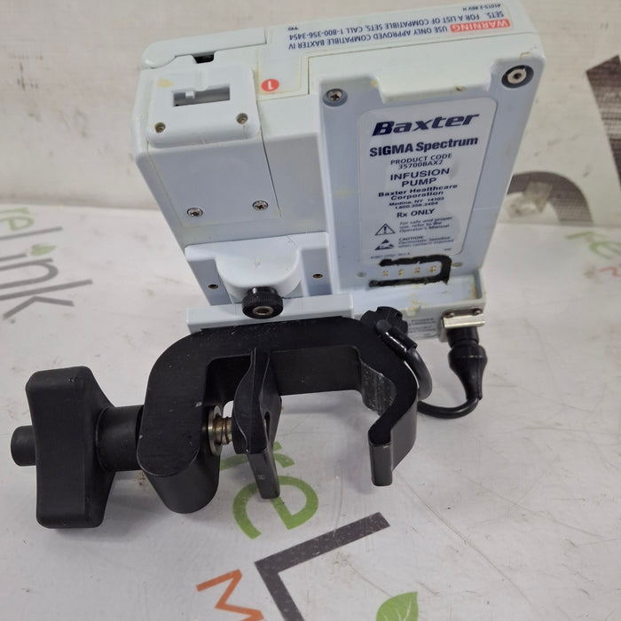 Baxter Baxter Sigma Spectrum 8.00.03 w/o Battery Infusion Pump Infusion Pump reLink Medical