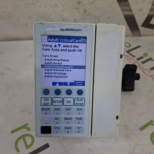 Baxter Baxter Sigma Spectrum 8.00.03 w/o Battery Infusion Pump Infusion Pump reLink Medical
