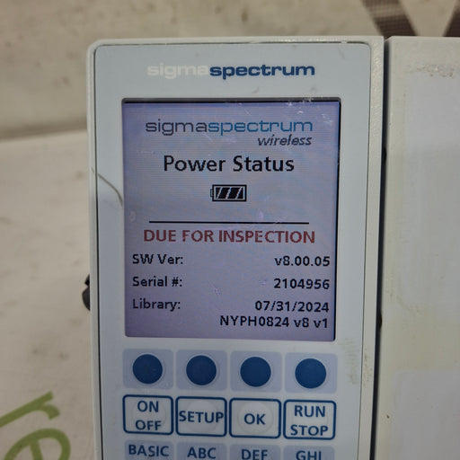 Baxter Baxter Sigma Spectrum 8.00.05 w/o Battery Infusion Pump Infusion Pump reLink Medical