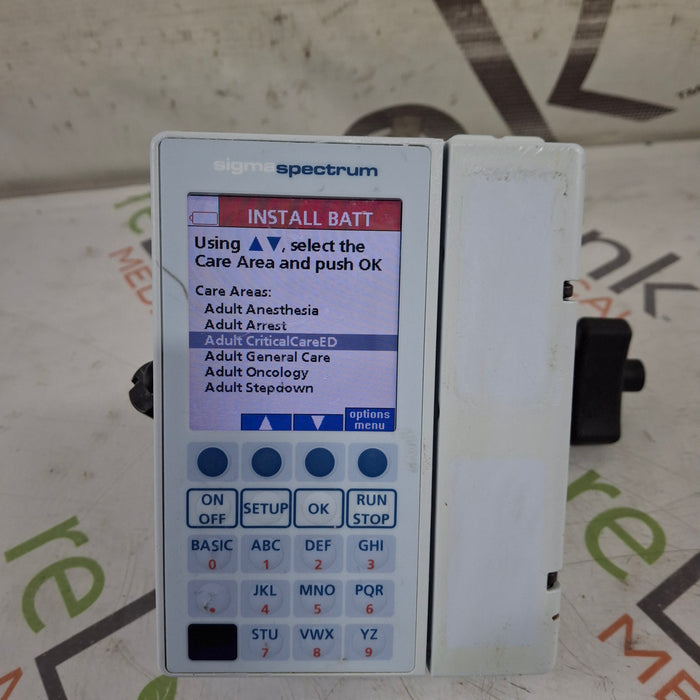 Baxter Baxter Sigma Spectrum 8.00.05 w/o Battery Infusion Pump Infusion Pump reLink Medical