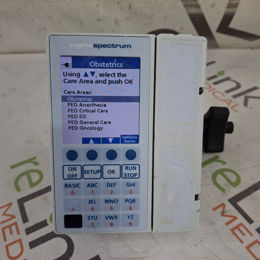 Baxter Baxter Sigma Spectrum 8.00.03 w/o Battery Infusion Pump Infusion Pump reLink Medical