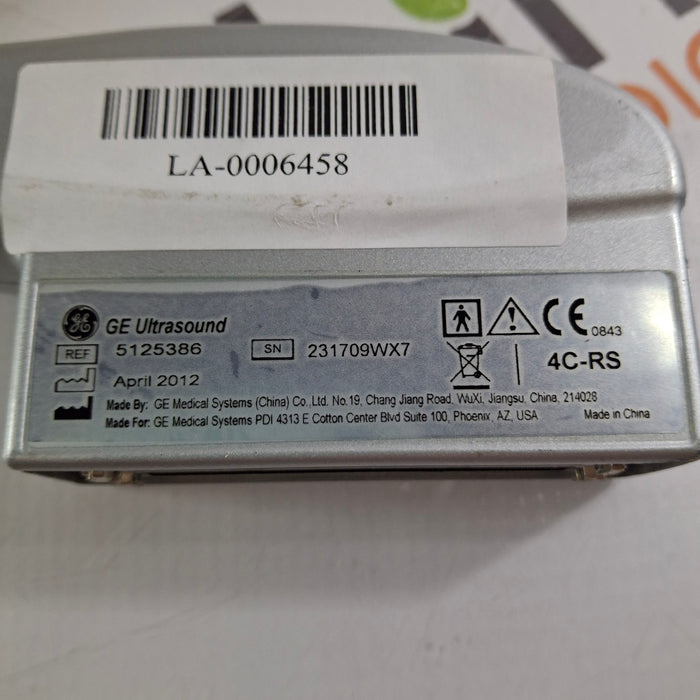 GE Healthcare 4C-RS Convex Array Transducer