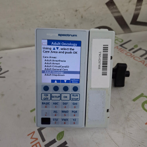 Baxter Baxter Sigma Spectrum 8.01.00 w/o Battery Infusion Pump Infusion Pump reLink Medical