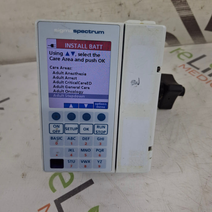 Baxter Baxter Sigma Spectrum 8.00.03 w/o Battery Infusion Pump Infusion Pumps reLink Medical