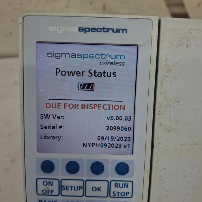 Baxter Baxter Sigma Spectrum 8.00.03 w/o Battery Infusion Pump Infusion Pump reLink Medical