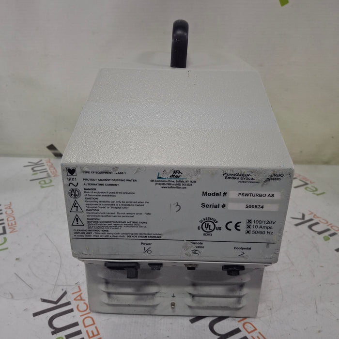 Buffalo Filter Buffalo Filter PWSTURBO AS Smoke Evacuation System Surgical Equipment reLink Medical