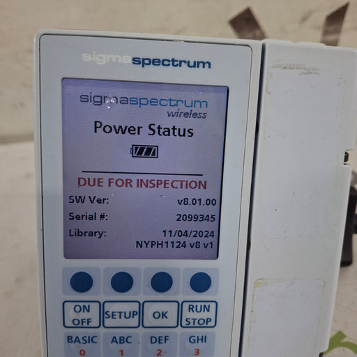 Baxter Baxter Sigma Spectrum 8.01.00 w/o Battery Infusion Pump Infusion Pump reLink Medical
