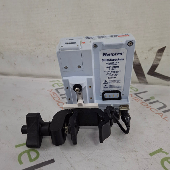 Baxter Baxter Sigma Spectrum 8.01.00 w/o Battery Infusion Pump Infusion Pump reLink Medical
