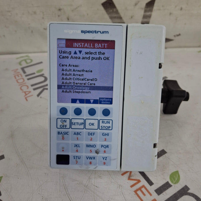 Baxter Baxter Sigma Spectrum 8.01.00 w/o Battery Infusion Pump Infusion Pump reLink Medical