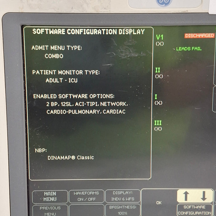 GE Healthcare GE Healthcare Dash 4000 - Masimo SpO2 Patient Monitor Patient Monitors reLink Medical