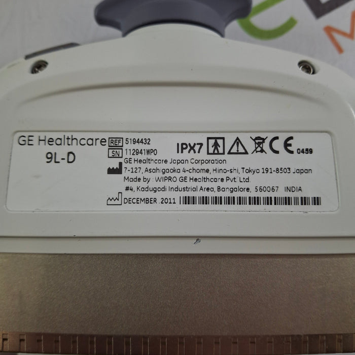 GE Healthcare 9L-D Linear Array Transducer