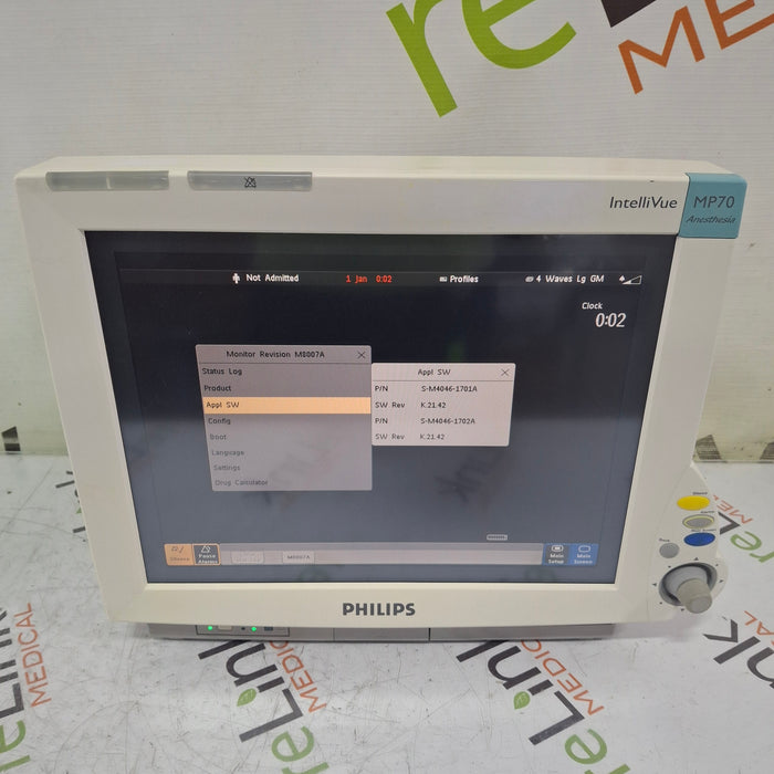 Philips Philips IntelliVue MP70 - Anesthesia Patient Monitor Patient Monitors reLink Medical