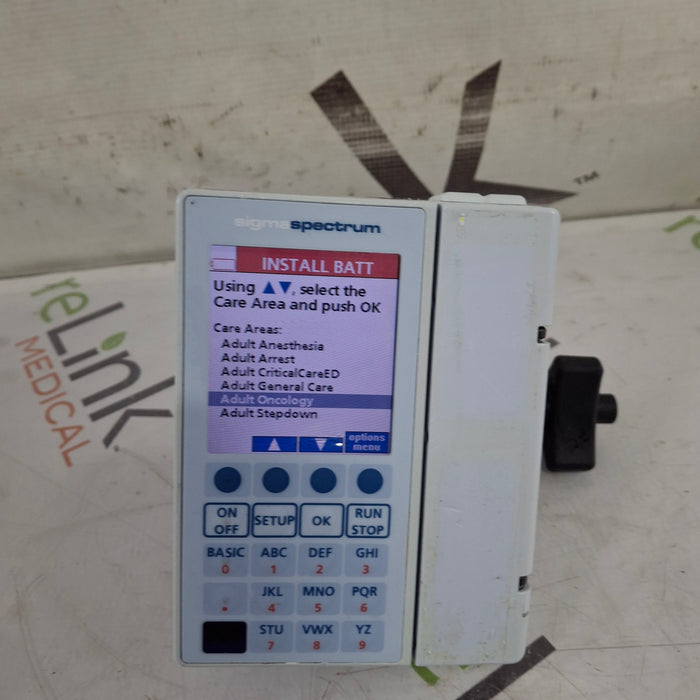Baxter Baxter Sigma Spectrum 8.00.03 w/o Battery Infusion Pump Infusion Pumps reLink Medical