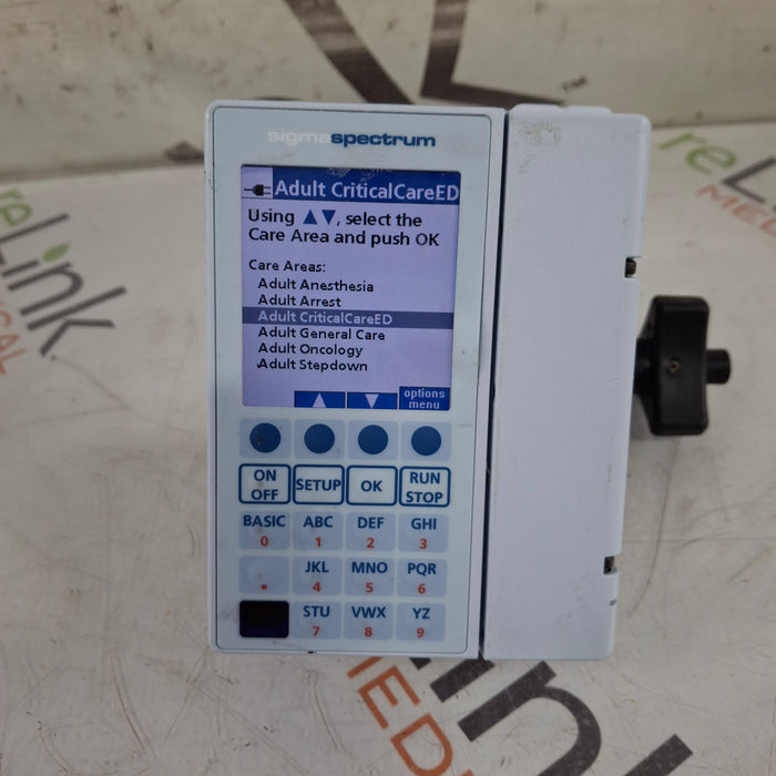Baxter Baxter Sigma Spectrum 8.01.00 w/o Battery Infusion Pump Infusion Pump reLink Medical