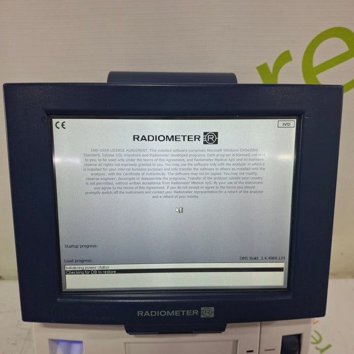 Radiometer ABL90 Flex Plus Blood Gas Analyzer