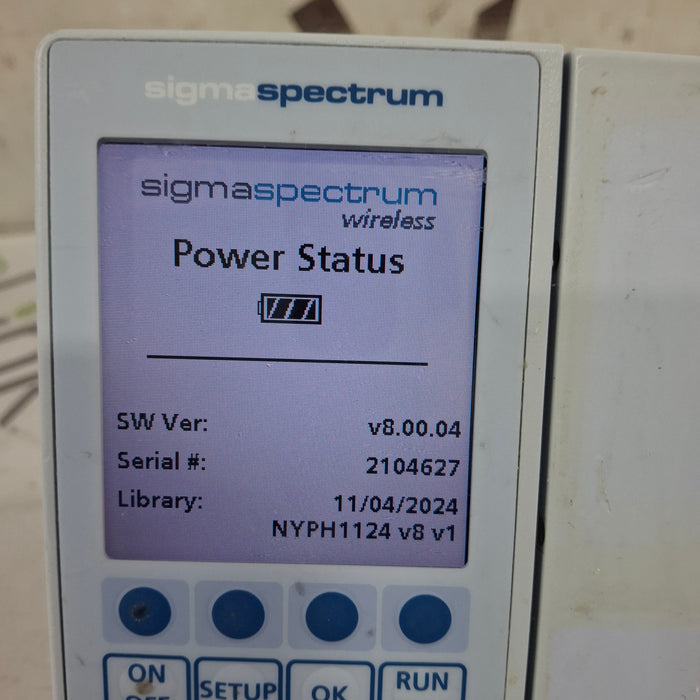 Baxter Baxter Sigma Spectrum 8.00.04 w/o Battery Infusion Pump Infusion Pump reLink Medical