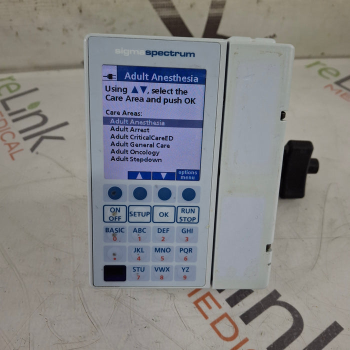 Baxter Baxter Sigma Spectrum 8.00.04 w/o Battery Infusion Pump Infusion Pump reLink Medical
