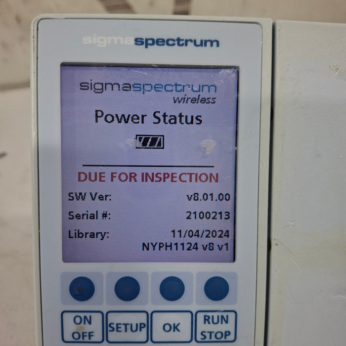 Baxter Baxter Sigma Spectrum 8.01.00 w/o Battery Infusion Pump Infusion Pump reLink Medical