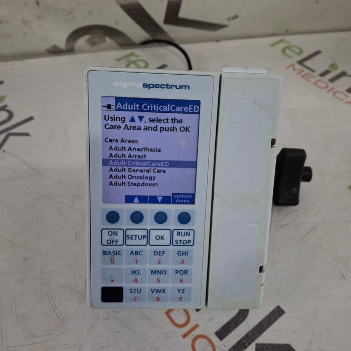 Baxter Baxter Sigma Spectrum 8.01.00 w/o Battery Infusion Pump Infusion Pump reLink Medical
