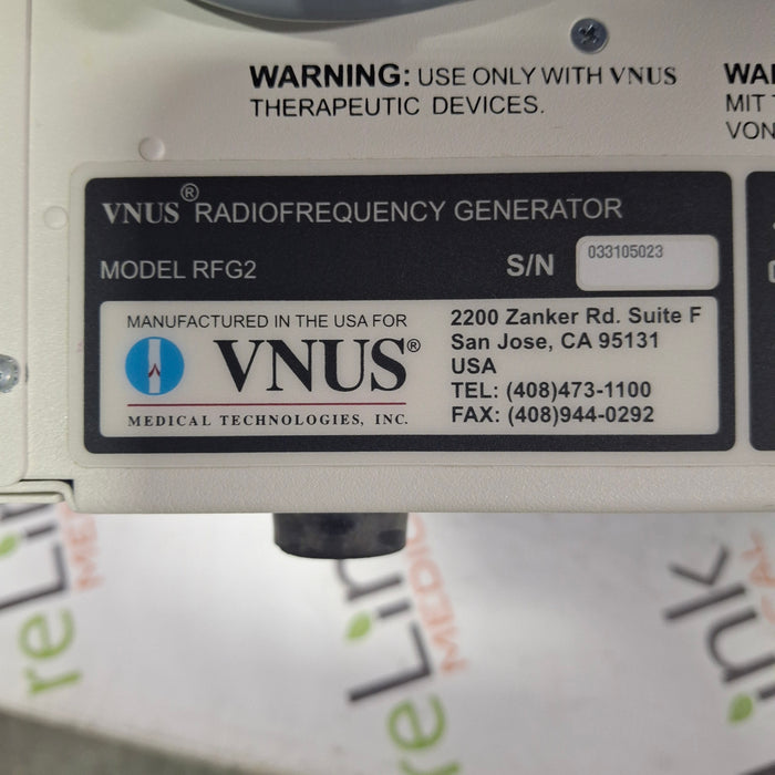 Medtronic VNUS RFG2 Radiofrequency Generator