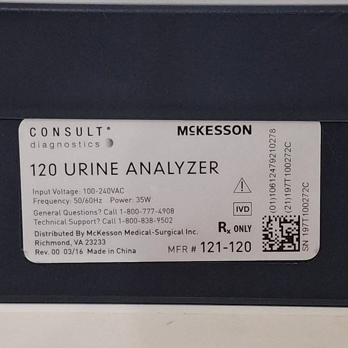 McKesson Consult 120 Urine Analyzer