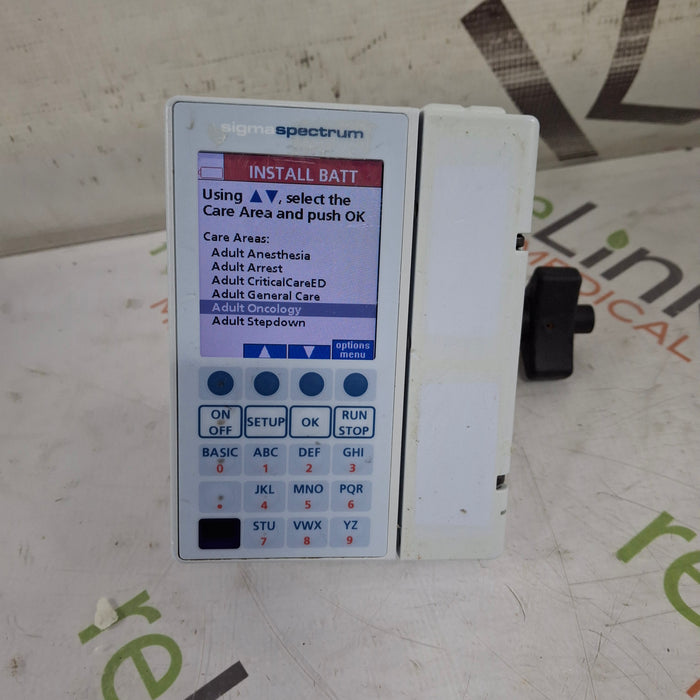 Baxter Baxter Sigma Spectrum 8.00.03 w/o Battery Infusion Pump Infusion Pump reLink Medical
