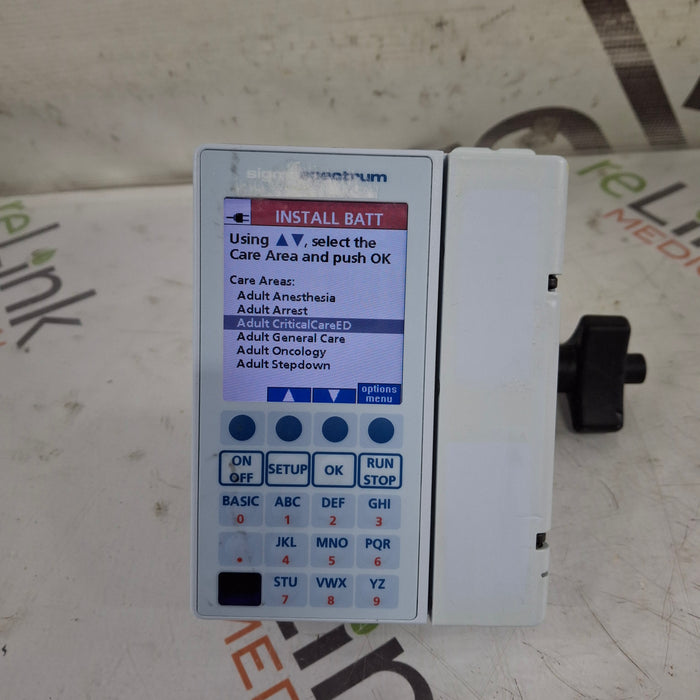 Baxter Baxter Sigma Spectrum 8.01.00 w/o Battery Infusion Pump Infusion Pump reLink Medical