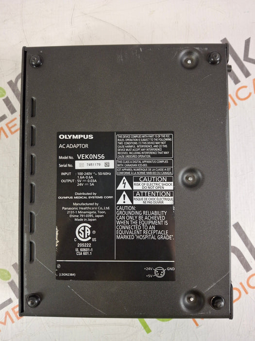 Olympus VEK0N56 Surgical Display AC Adapter