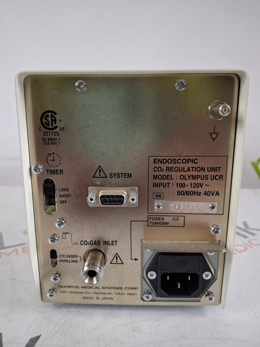 Olympus UCR CO2 Regulation Unit