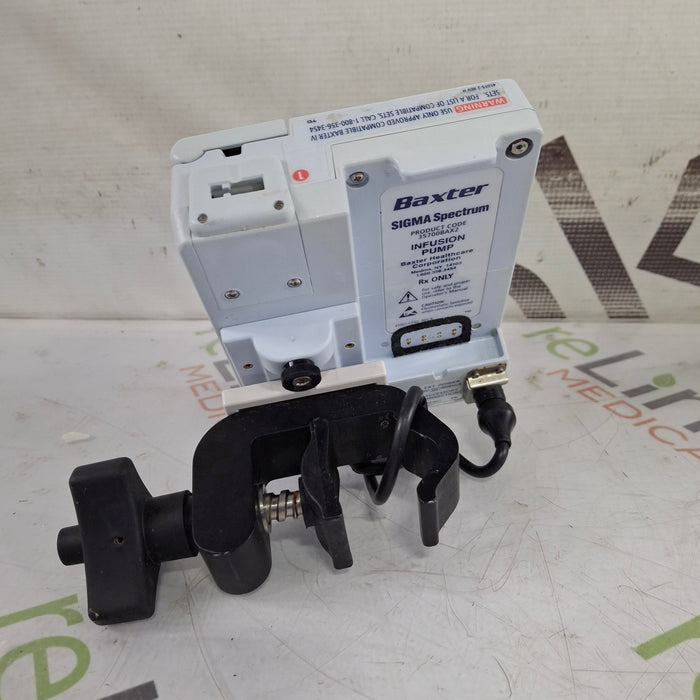 Baxter Baxter Sigma Spectrum 8.01.00 w/o Battery Infusion Pump Infusion Pump reLink Medical