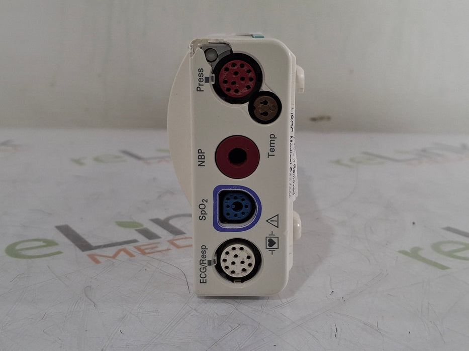 Philips Philips M3001A-A02C18 OxiMax SpO2, NIBP, 12 lead ECG, Temp, IBP MMS Module Patient Monitors reLink Medical