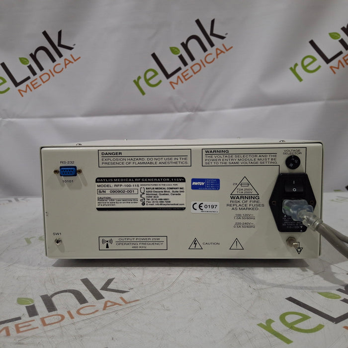 Baylis Baylis RFP-100-115 Radio Frequency Puncture System Surgical Equipment reLink Medical