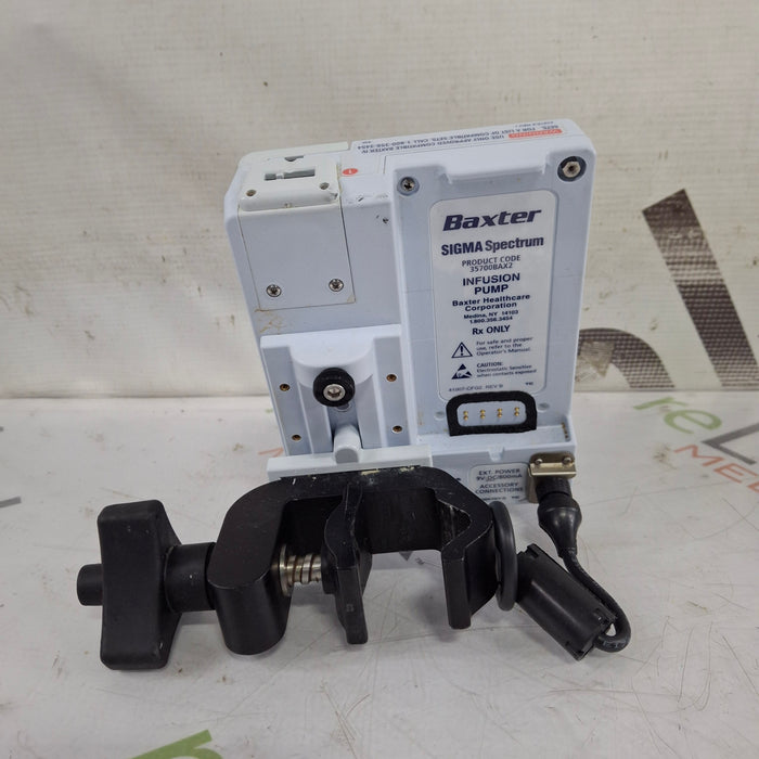 Baxter Baxter Sigma Spectrum 8.00.05 w/o Battery Infusion Pump Infusion Pump reLink Medical