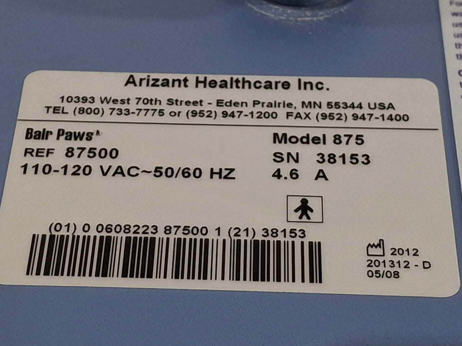 3M Bair Paws 875 Patient Warmer