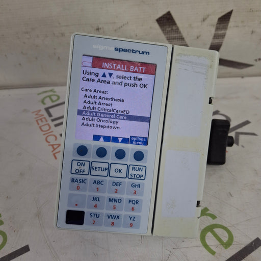 Baxter Baxter Sigma Spectrum 8.00.03 w/o Battery Infusion Pump Infusion Pump reLink Medical