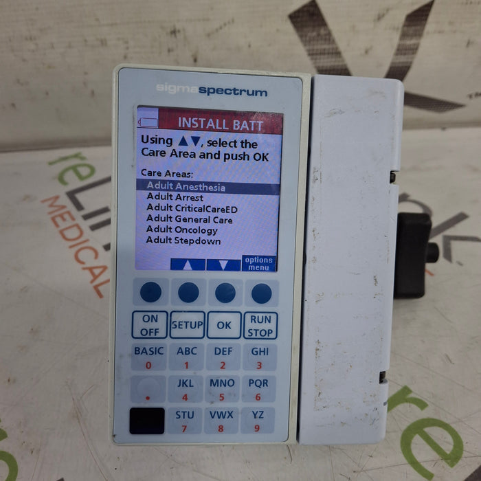 Baxter Baxter Sigma Spectrum 8.01.00 w/o Battery Infusion Pump Infusion Pump reLink Medical